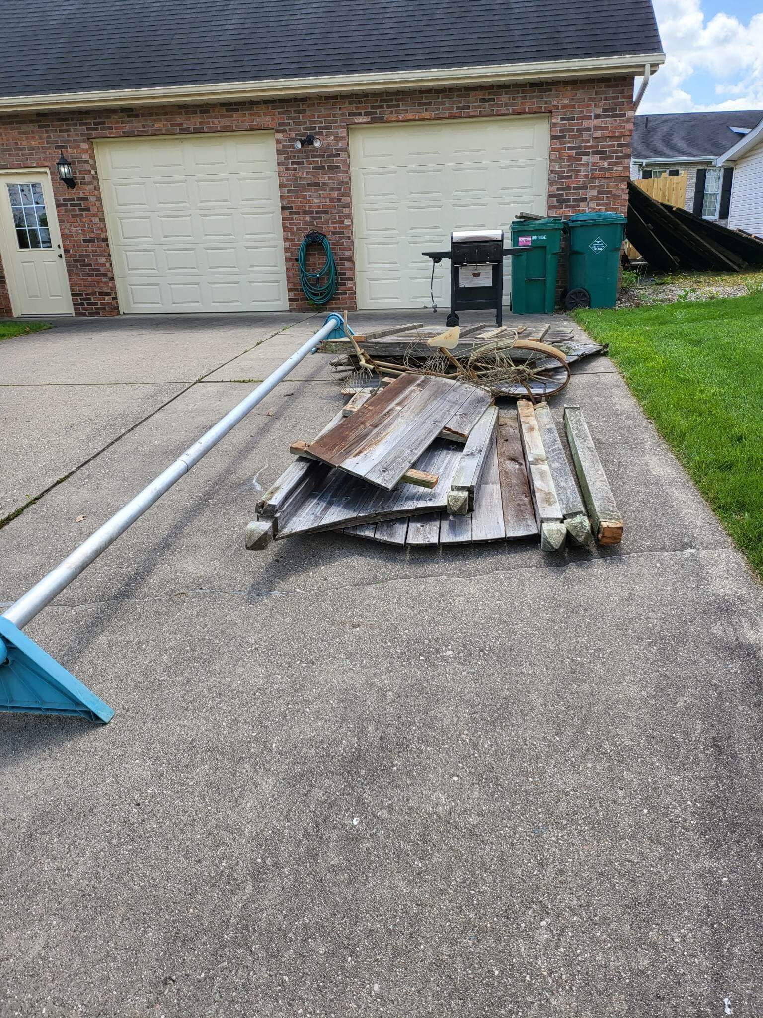Junk & Construction Waste Removal - Before